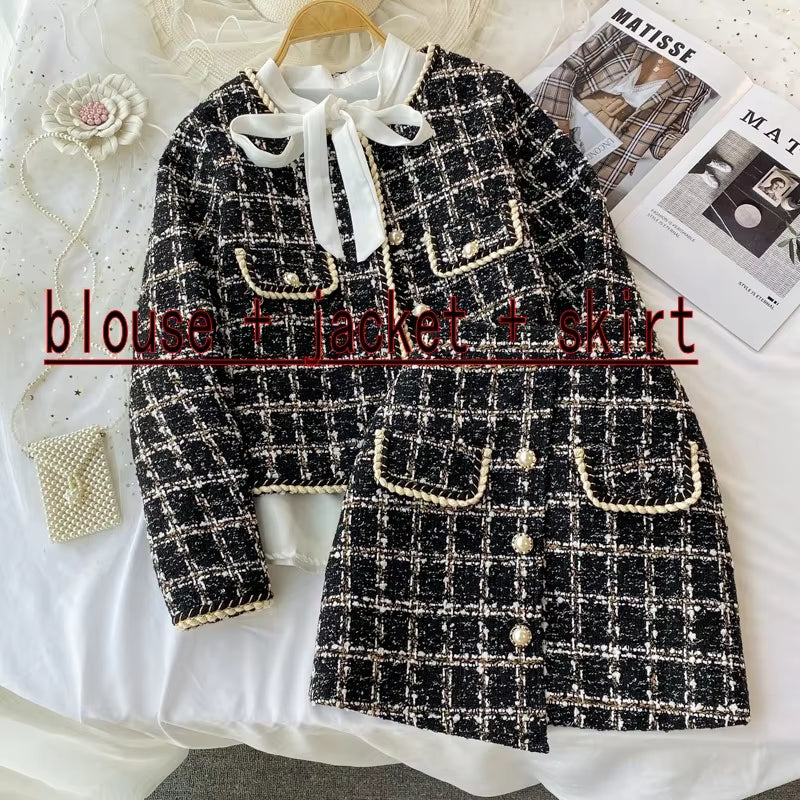 3 Piece Tweed Set