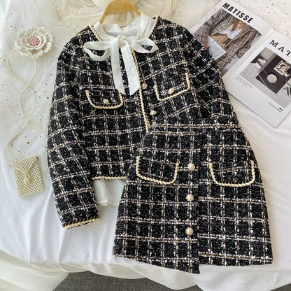 3 Piece Tweed Set